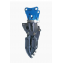 Single Cylinder Hydraulic Rotating Grapple  Rock Grapple for Excavator