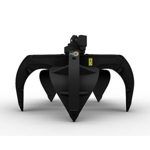 GSH525 5-Tine 750-Liter RUNKA  Excavator Attachments Steel Scrap Grabber Hydraulic Orange Peel Grapple