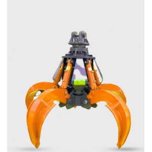 GSH425 4-Tine 950-Liter RUNKA  Heavy Duty Excavator Hydraulic Scrap Grab Orange Peel Grapple 