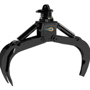 Forest Machine Grapples GLL55 RUNKA Excavator Hydraulic Orange Grab Mechanical Wood Handling