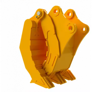 G136 DB-Linkage RUNKA Heavy Duty Contractors' Grapples Log Stone Steel Factory Hydraulic Grapple 