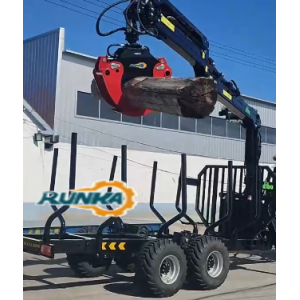 CX220E CX245D CX260E Large Crawler Excavator RUNKA Forestry Timber Wood Grapple for Excavator/ Loader/ Tractor