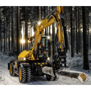 RUNKA Hydraulic Rotator Log Grapple for Wood Timber Forestry Grab