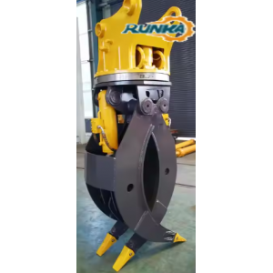 JS145W JS160W JS175W JS20MH Wheeled Excavator RUNKA Hydraulic Rotator Log Grapples 