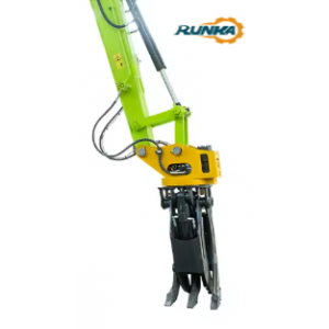 SY35U SY55C Sa*y Mini Excavators RUNKA Rotating Log Grab Excavator Grapple Wood Grab