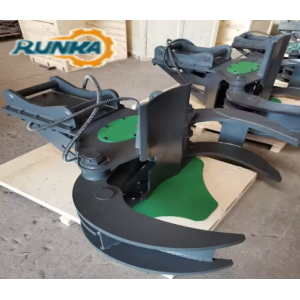 SY215C Long-reach SANY RUNKA Excavators Rotating Sorting Grab Demolition Sorting Grapples 