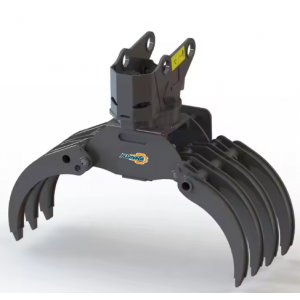 EX2000-7 EX2600-7 EX3600-7 EX5600-7 EX8000-7 Large RUNKA Machinery Hydraulic Grapples Rotating Wood Grab